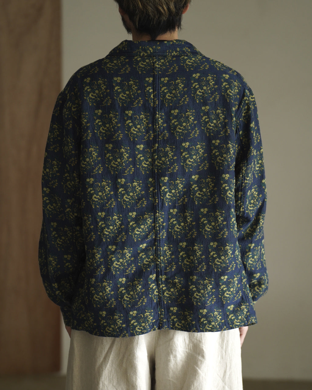 outil VESTE DRAP OV-T043-2 ジャガード織 ワークジャケット 花柄｜Crouka(クローカ)