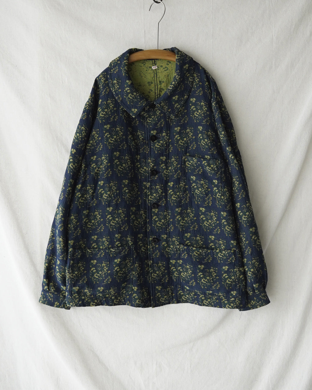 outil VESTE DRAP OV-T043-2 ジャガード織 ワークジャケット 花柄｜Crouka(クローカ)