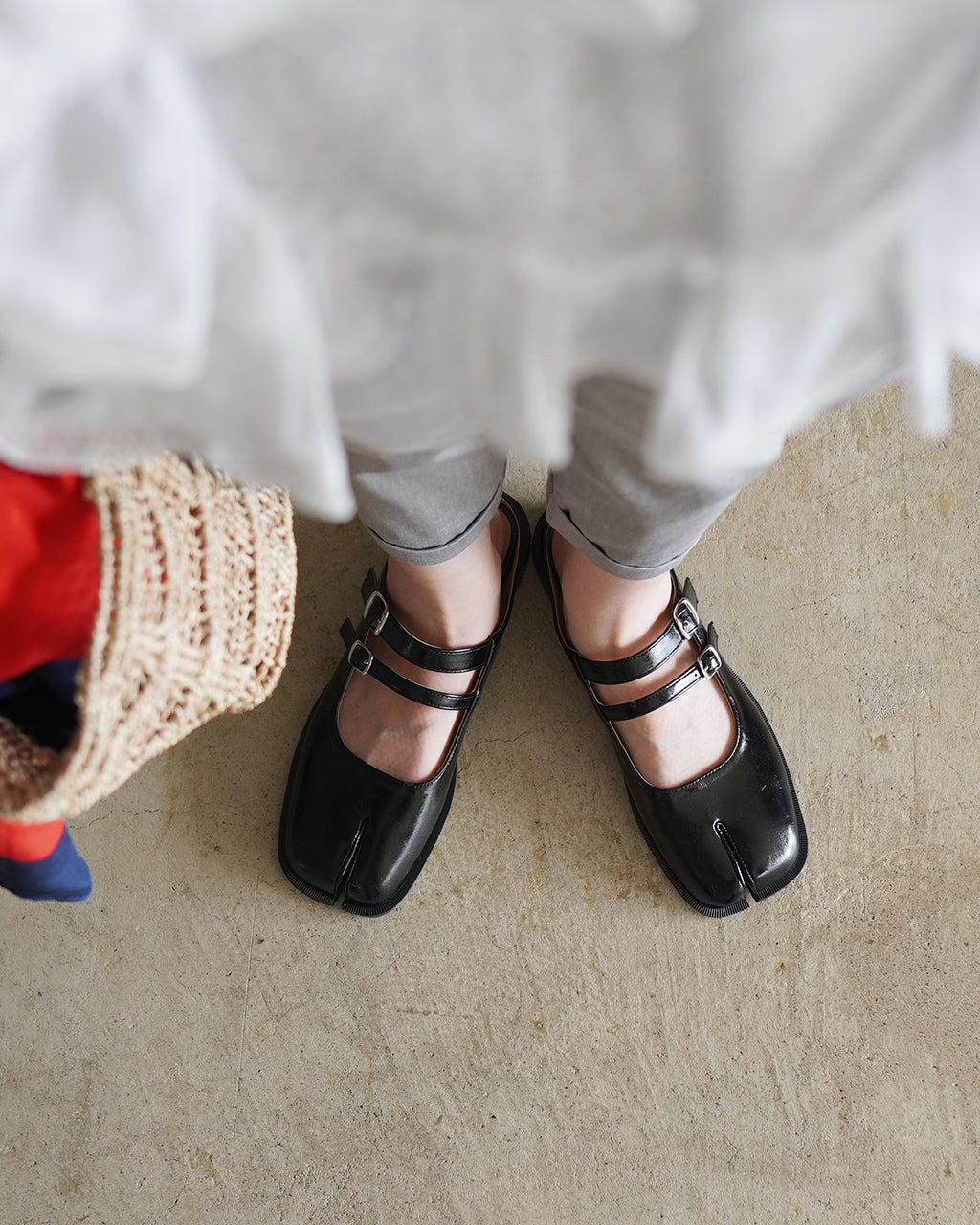 PAES ペイズ Double Buckle Mule ダブル バックル ミュール 靴