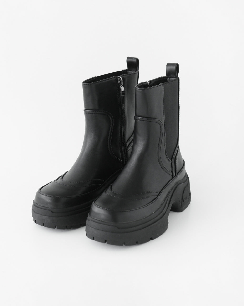 Paes ペイズ ヴィーガンレザー ブーツ V.Leather Boots サイドゴア 厚底 プラットフォーム PAES06【送料無料】[★]