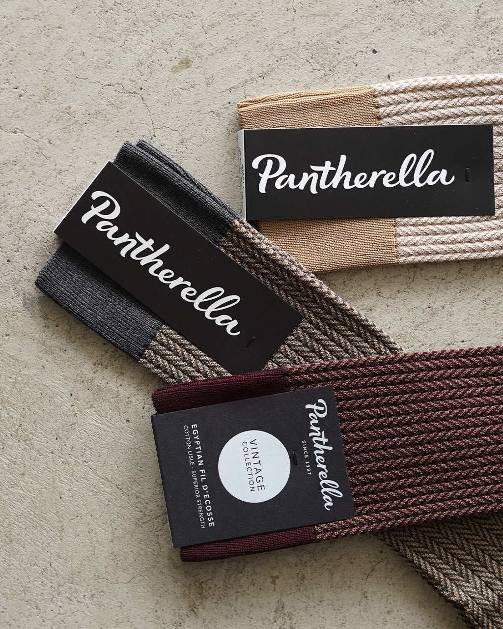 Pantherella FABIAN 5311 ソックス ヘリンボーン 杉綾｜Crouka(クローカ)