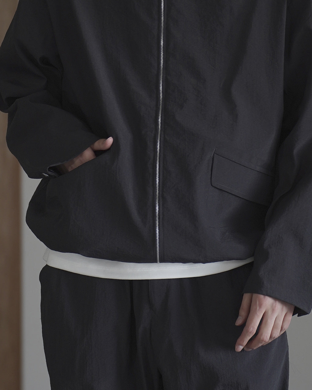 BARK SKIN BLOUSON PTHN6200