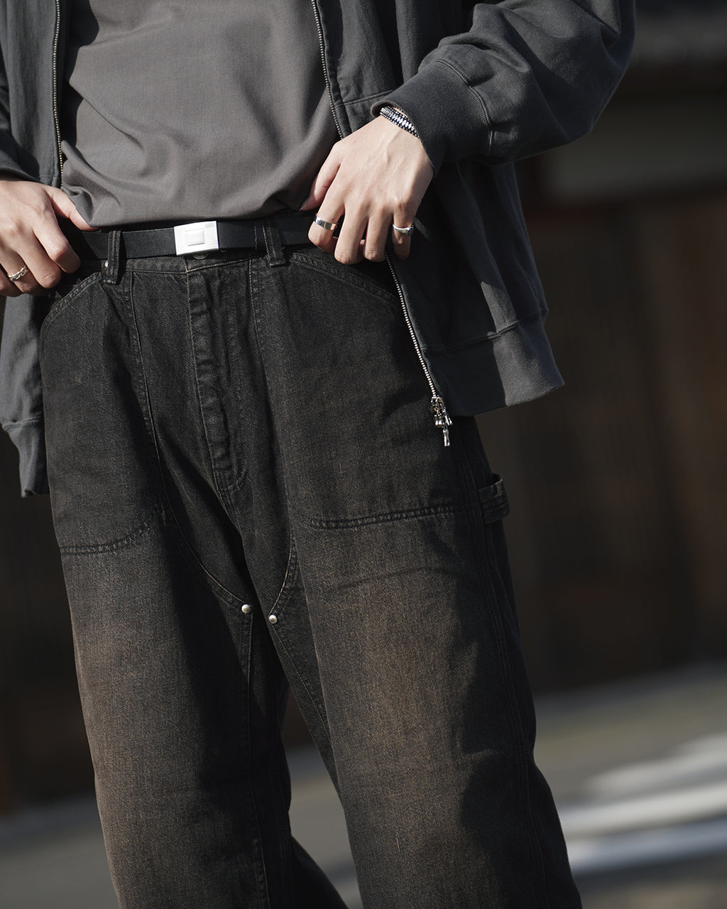 paratrait パラトレイト ネップ マッド ワークパンツ メンズ NEP MAD