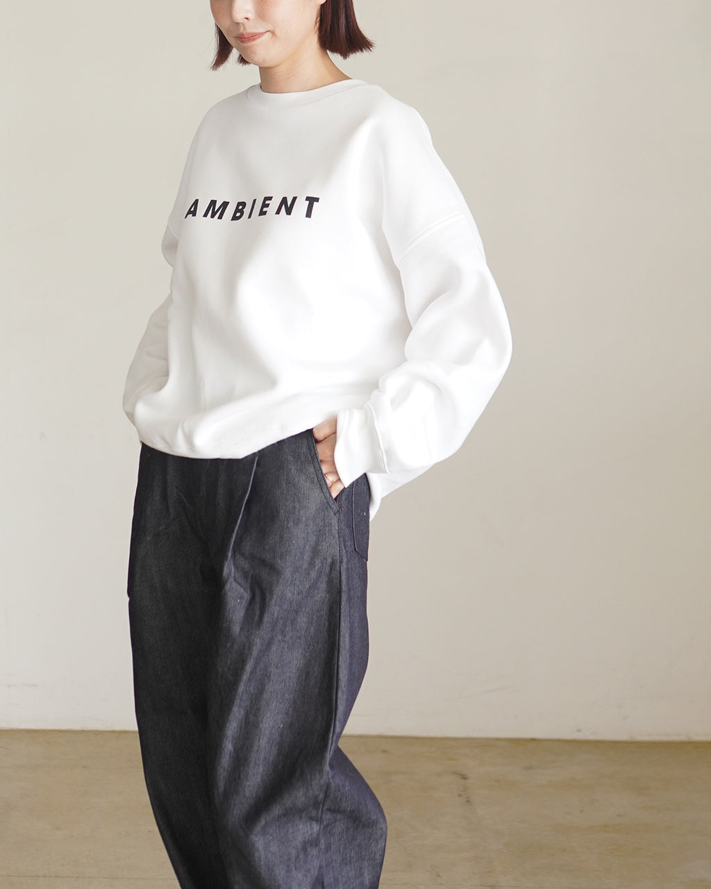 AMBIENT OVERSIZED SWEAT AMBBS-0717