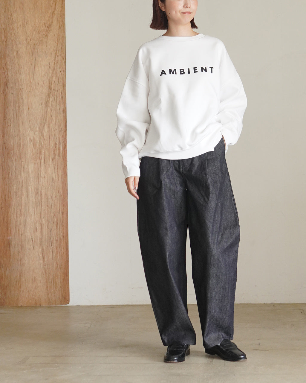 AMBIENT OVERSIZED SWEAT AMBBS-0717