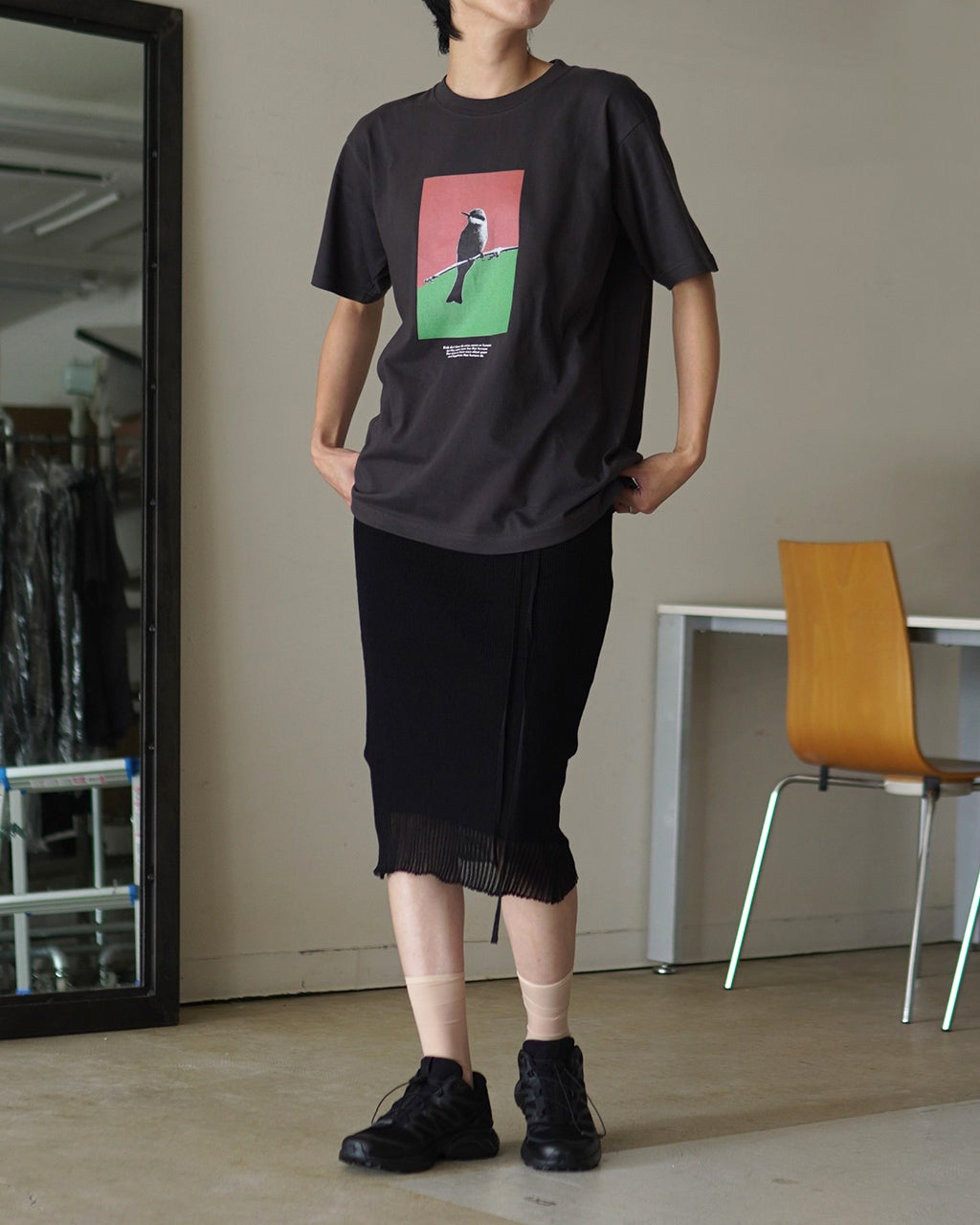 POET MEETS DUBWISE BIRD Inkjet T-Shirt BRDTS-0625