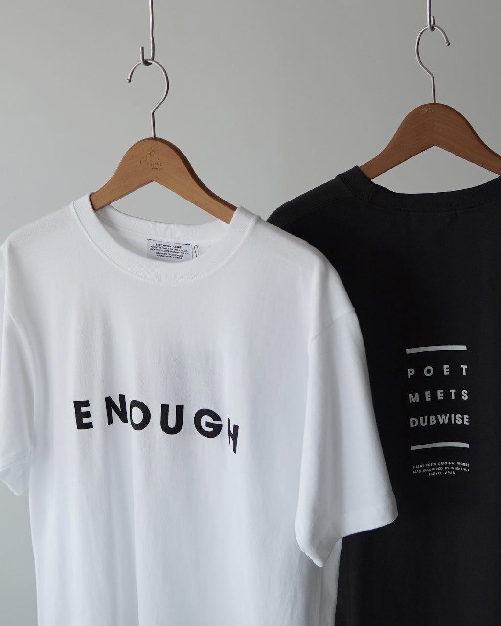 POET MEETS DUBWISE ポエトミーツダブワイズ 半袖 ロゴTシャツ