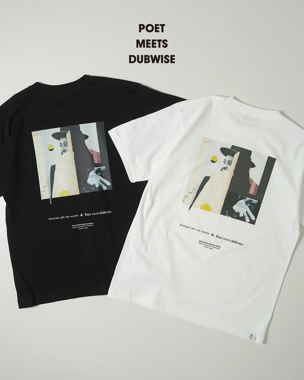 POET MEETS DUBWISE ポエトミーツダブワイズ キリマンジャロワークス コラージュ 3 Tシャツ KJLW COLLAGE 3 T-Shirt Killiman jah low works FDTTS-0571