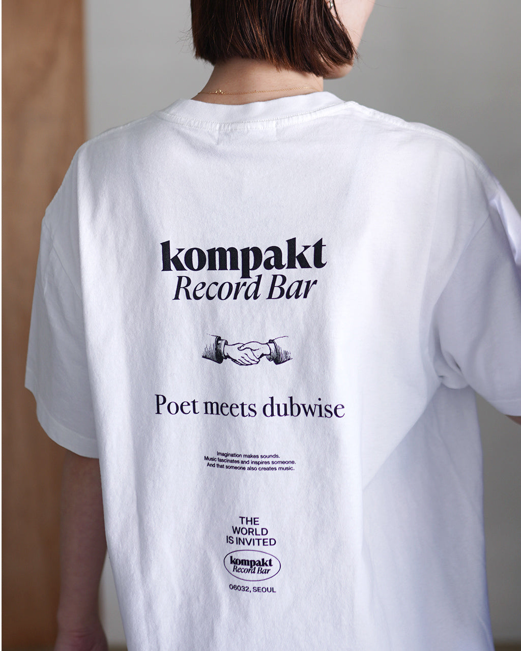 POET MEETS DUBWISE ポエトミーツダブワイズ コンパクトレコードバー+PMD ルーズフィット T シャツ| Crouka(クローカ)