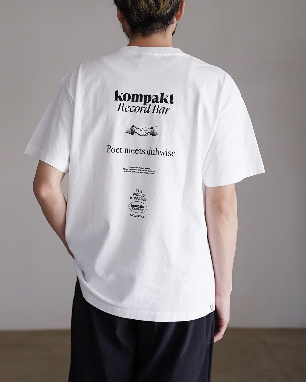 POET MEETS DUBWISE ポエトミーツダブワイズ コンパクトレコードバー+PMD ルーズフィット T シャツ| Crouka(クローカ)