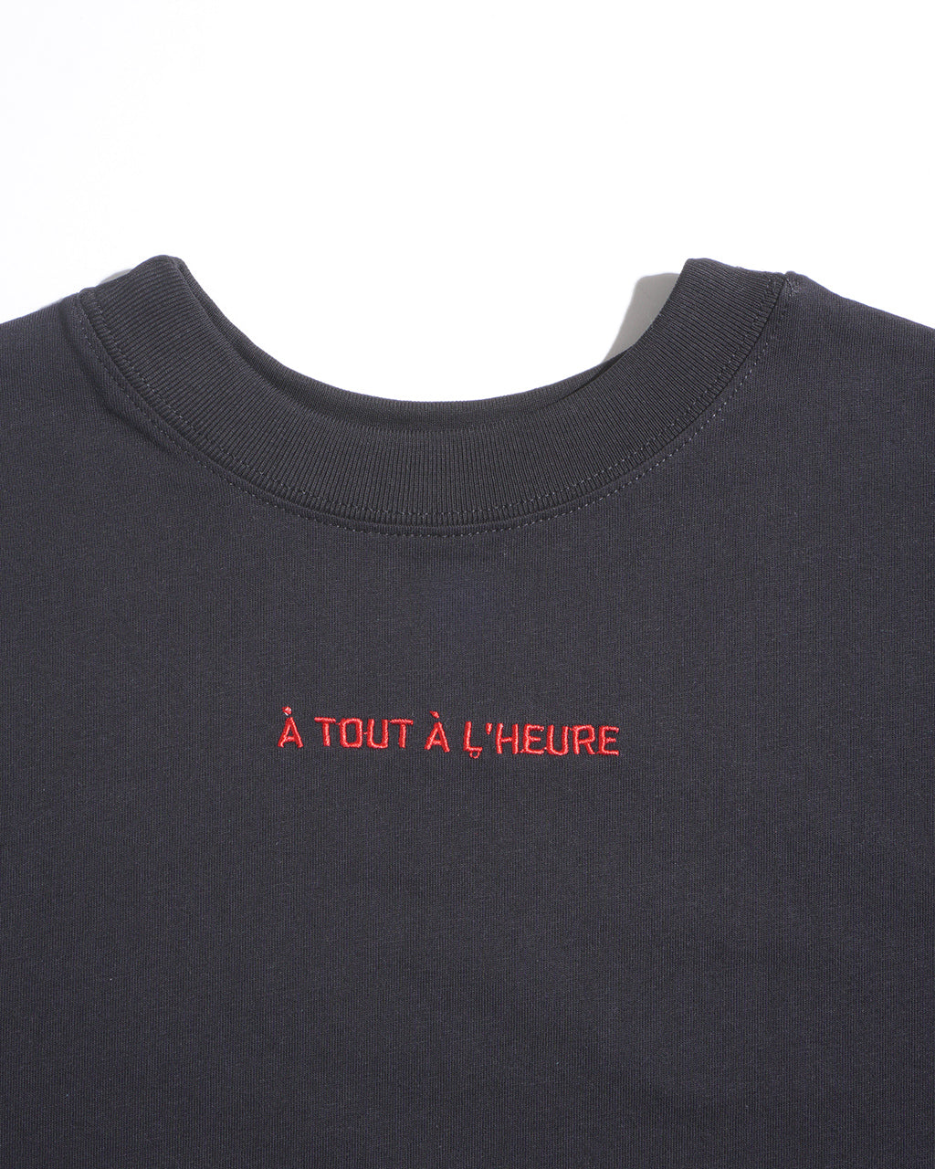 Pont de Chalons ポンデシャロン 2WAY刺繍ボーダー 無地 Tシャツ カットソー ロゴ T   22412312