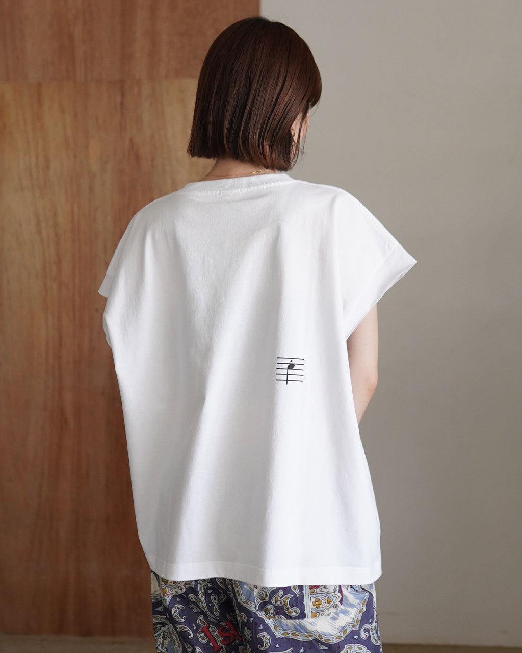 Magic,Made Visible cut off print T-shirt PO1S028
