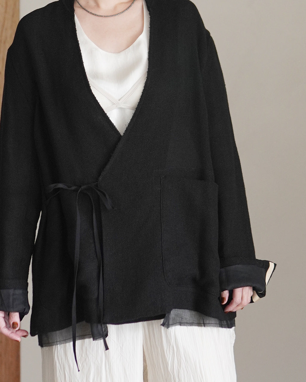 Karami weave jacket PO1S005