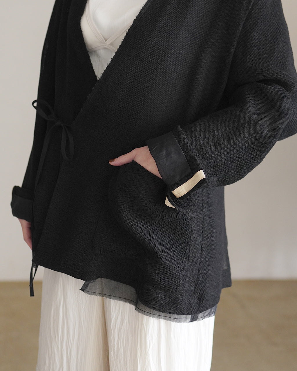 Karami weave jacket PO1S005