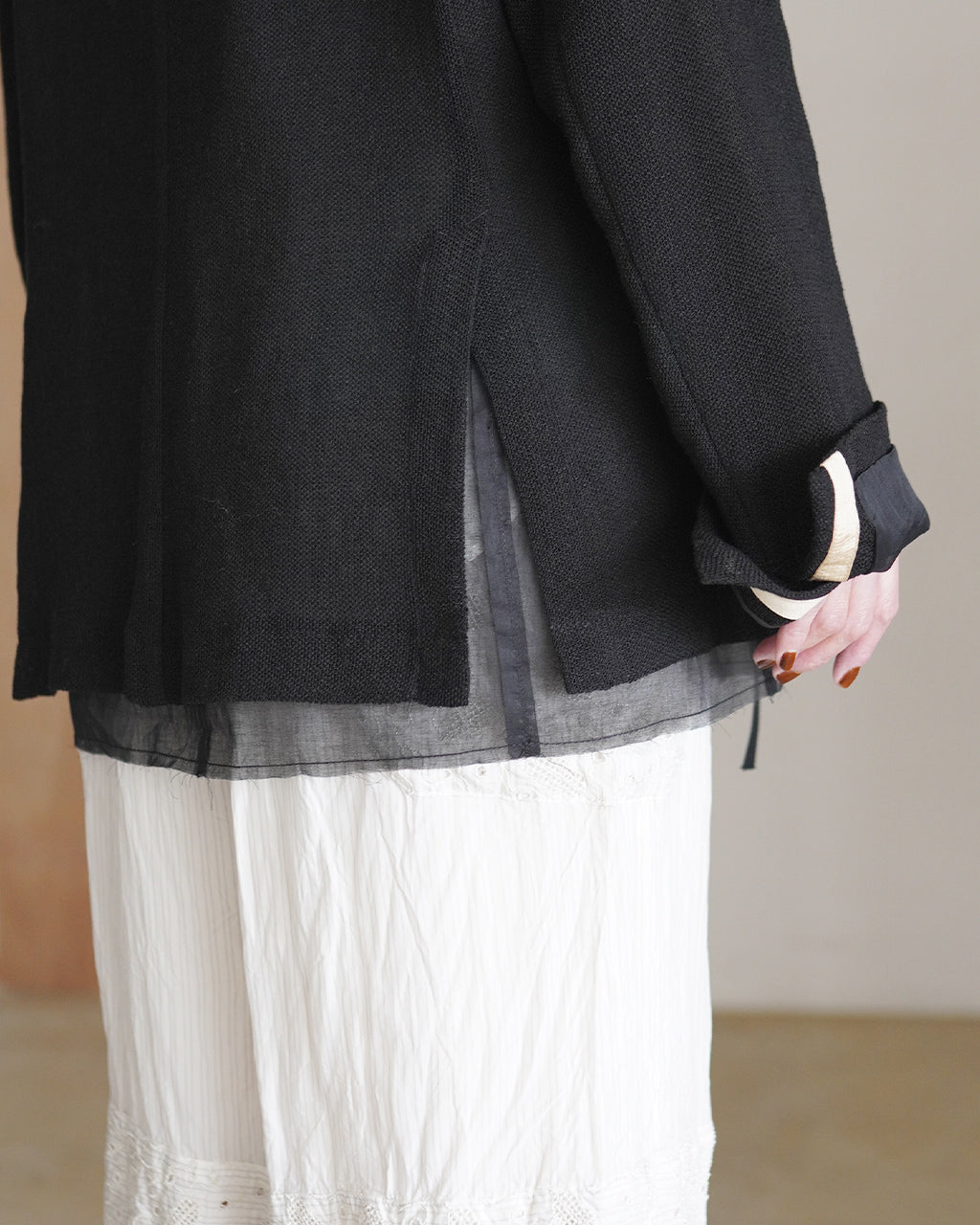 Karami weave jacket PO1S005