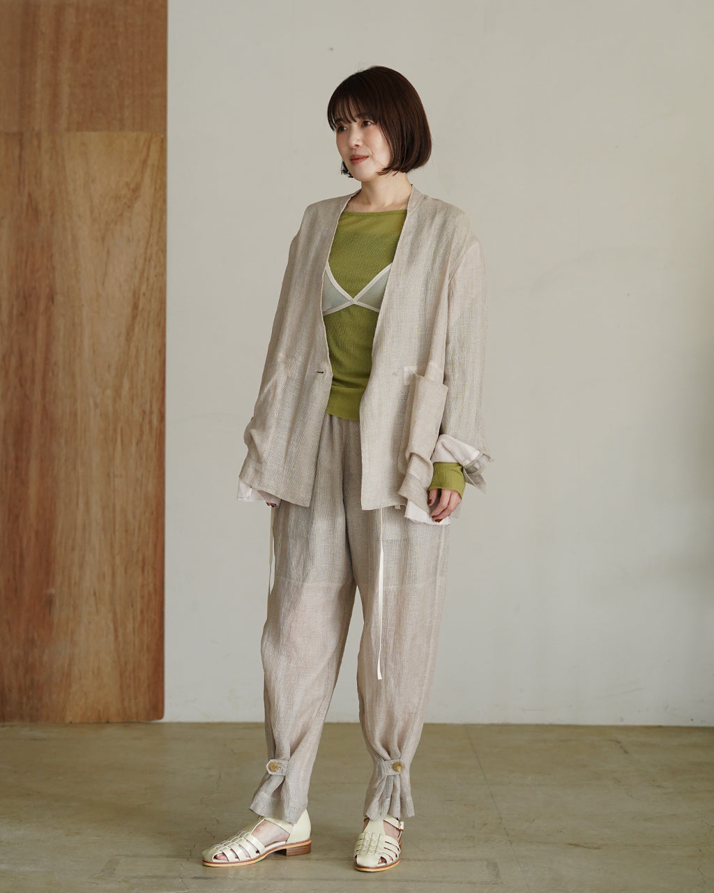 Karami weave jacket PO1S005