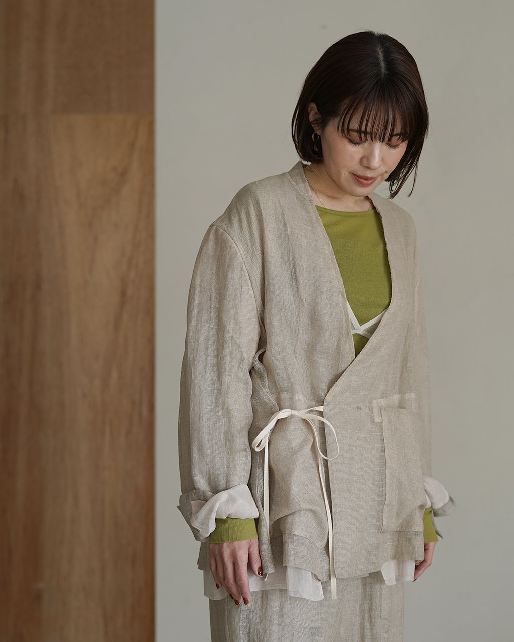 Karami weave jacket PO1S005