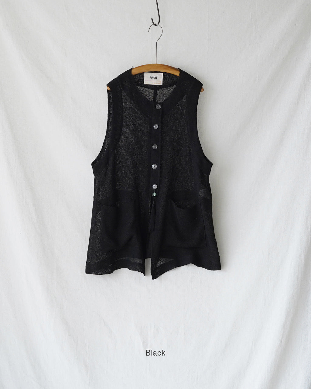 Karami weave vest PO1S006