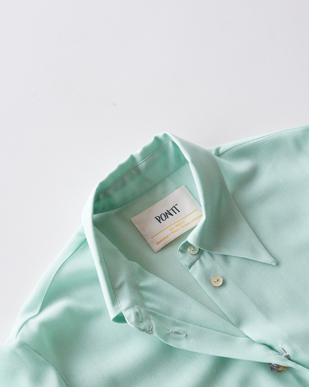 High-twisted gauze shirt PO1S013