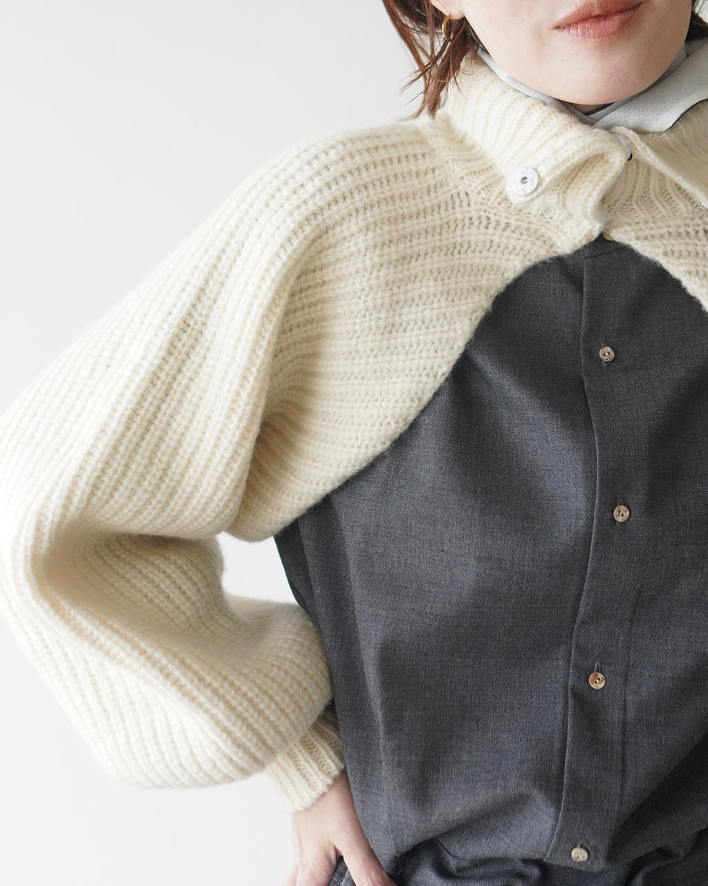 Wool Cotton Fringe Cardigan PO2T003