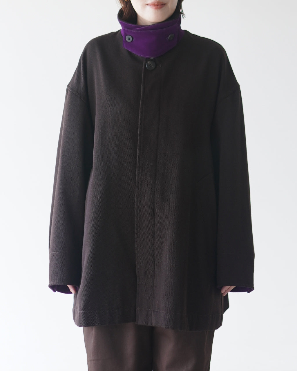 Wool Cotton Twill Jacket PO2T011