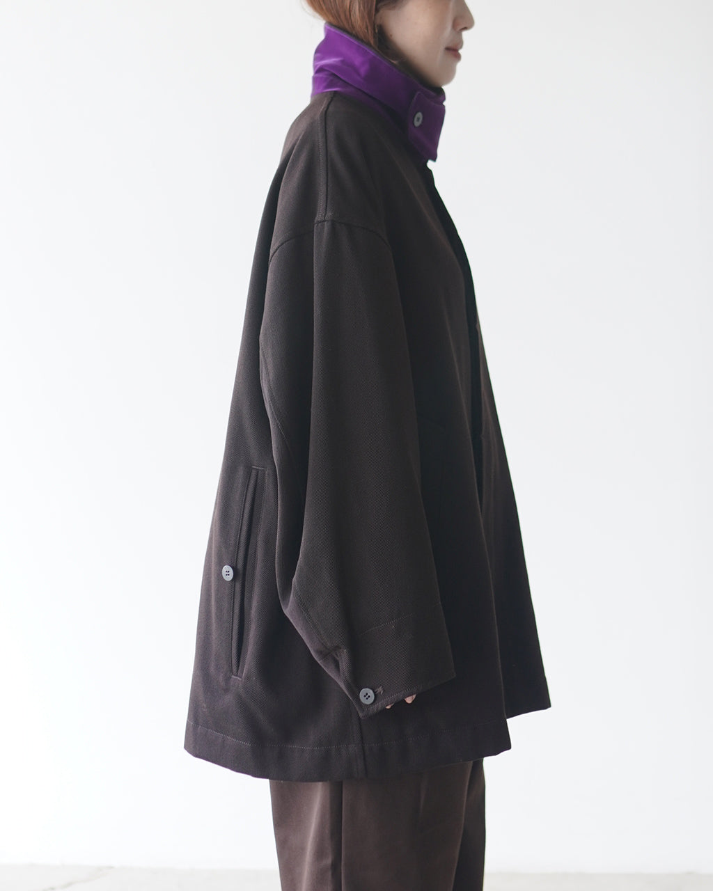 Wool Cotton Twill Jacket PO2T011