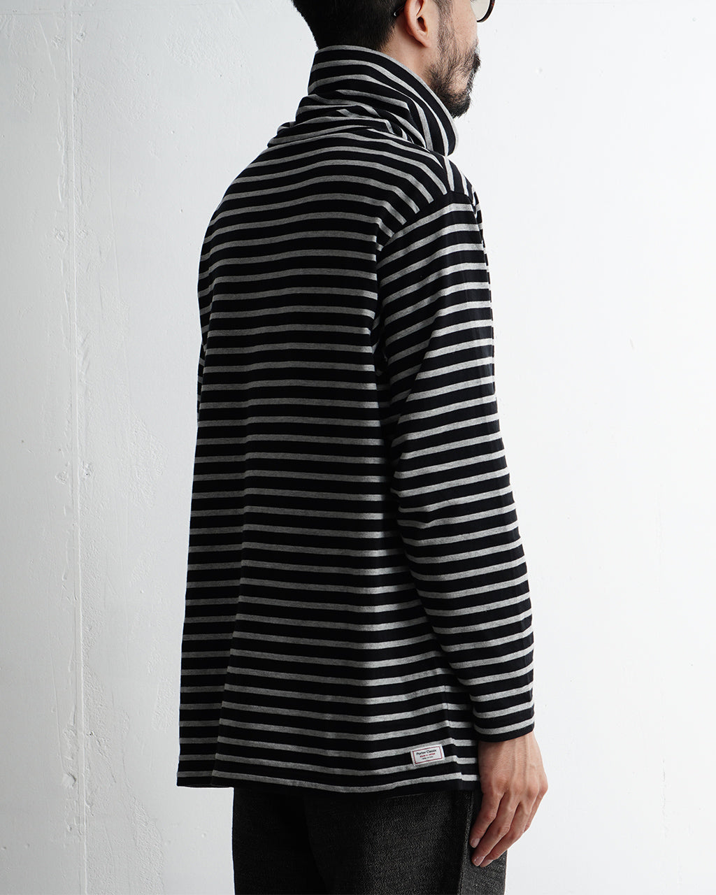 PORTER CLASSIC ポータークラシック ビートニク ボーダー タートルネック Tシャツ カットソー H/W BEATNIK BORDER TURTLENECK 2024秋冬 PC-006-3115【送料無料】