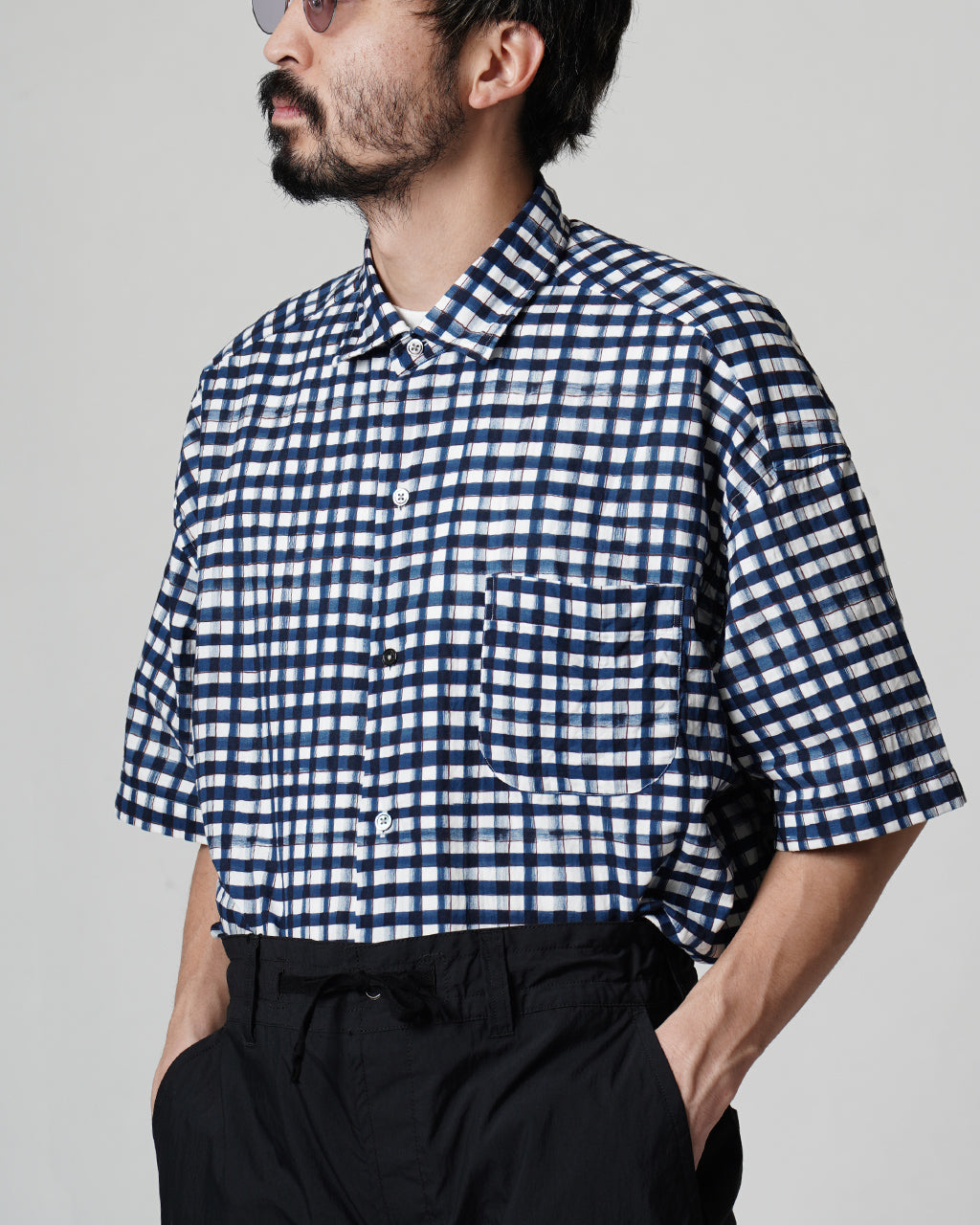 PORTER CLASSIC ポータークラシック ビート ライター 水彩 ギンガム シャツ  BEAT WRITER 水彩 GINGHAM SHIRT チェック PC-016-2767【送料無料】