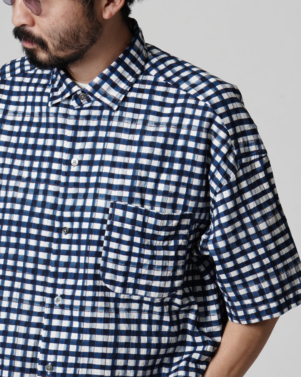 PORTER CLASSIC ポータークラシック ビート ライター 水彩 ギンガム シャツ  BEAT WRITER 水彩 GINGHAM SHIRT チェック PC-016-2767【送料無料】