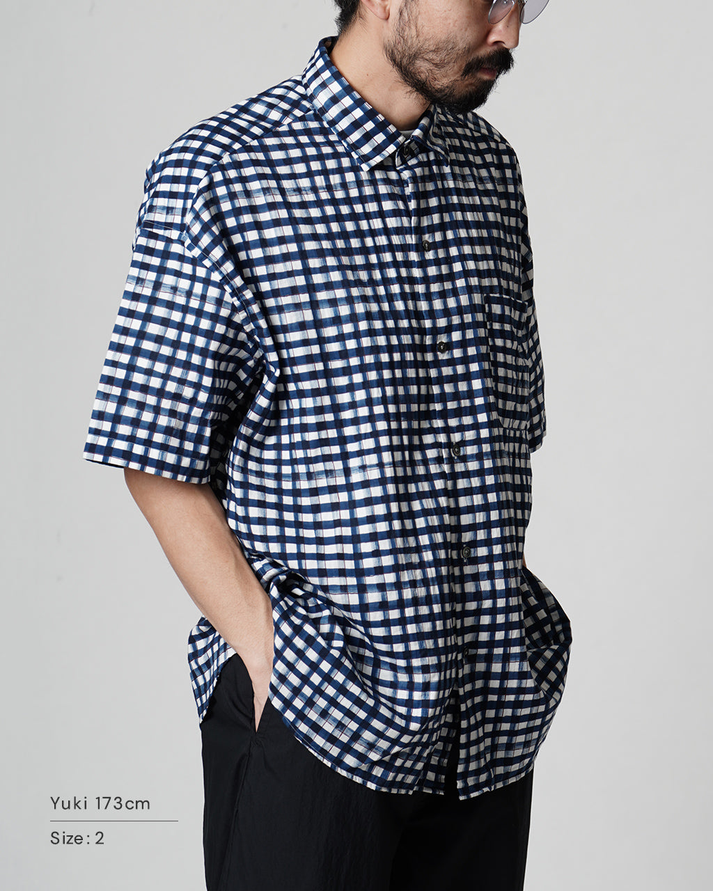 PORTER CLASSIC ポータークラシック ビート ライター 水彩 ギンガム シャツ  BEAT WRITER 水彩 GINGHAM SHIRT チェック PC-016-2767【送料無料】