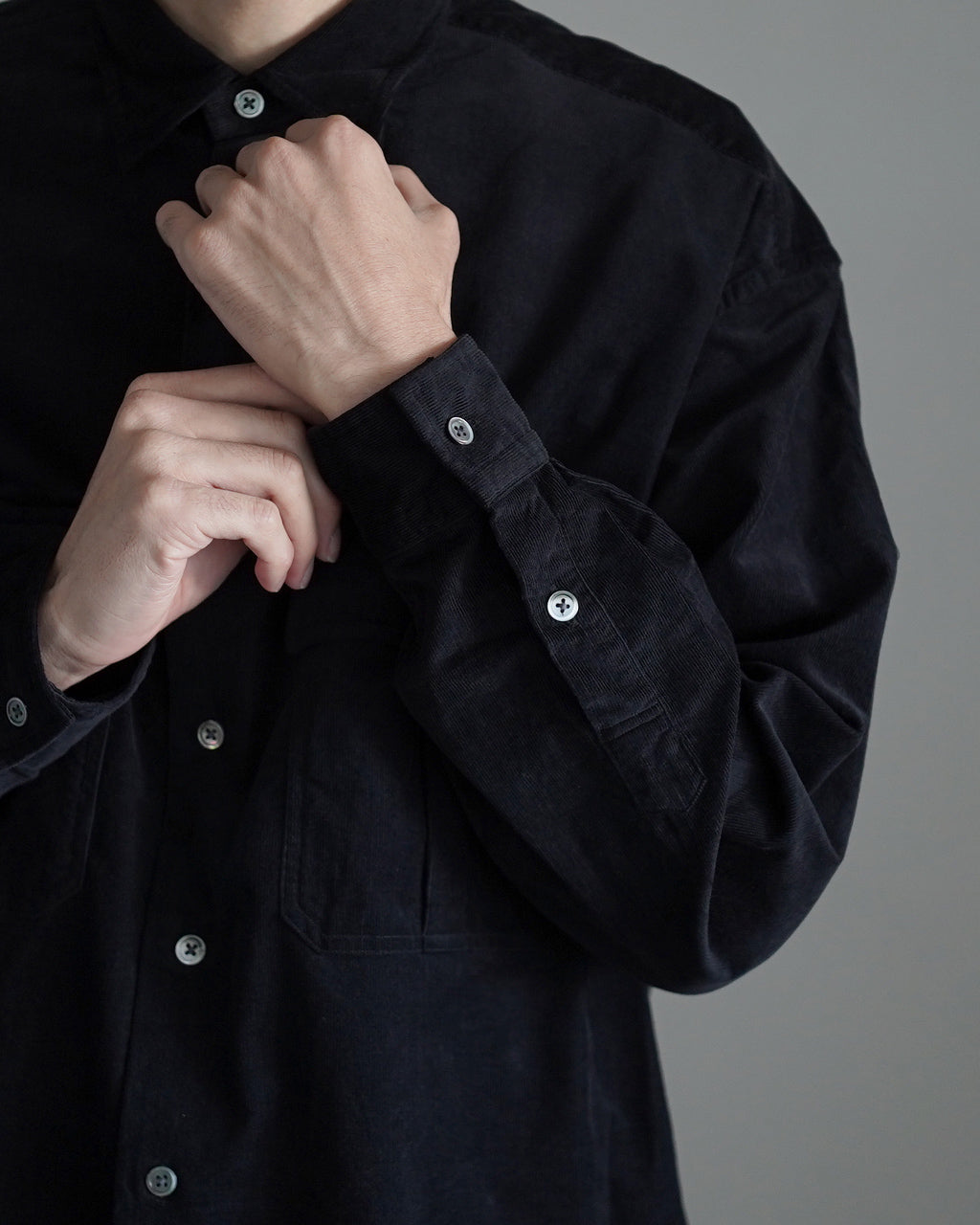 ROLL UP ORGANIC CORDUROY SHIRT PC-016-3685
