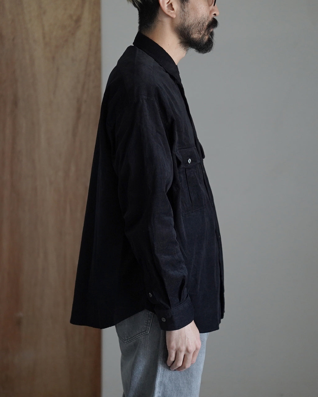 ROLL UP ORGANIC CORDUROY SHIRT PC-016-3685