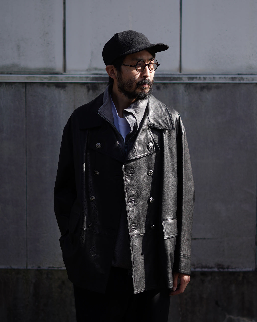 PORTER CLASSIC ポータークラシック ドラッグ ストア ジャケット ウィズ シルバーボタン DRUG STORE JACKET DIRECTOR'S CUT W/SILVER BUTTONS レザー 牛革 PC-017-2977 【送料無料】 [★]