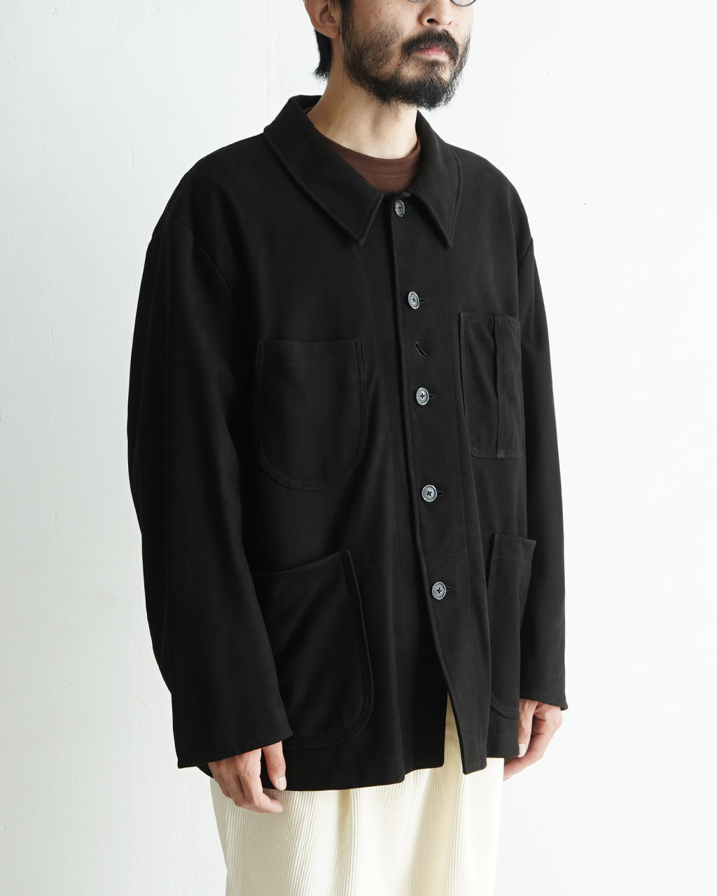 PORTER CLASSIC ポータークラシック レザースエード フレンチジャケット LEATHER SUEDE FRENCH JACKET