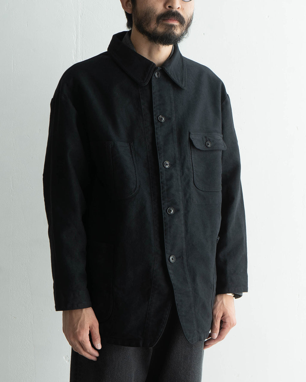 PORTER CLASSIC ポータークラシック カバーオール ジャケット モールスキン MOLESKIN COVERALL JACKET PC-019-2935【送料無料】