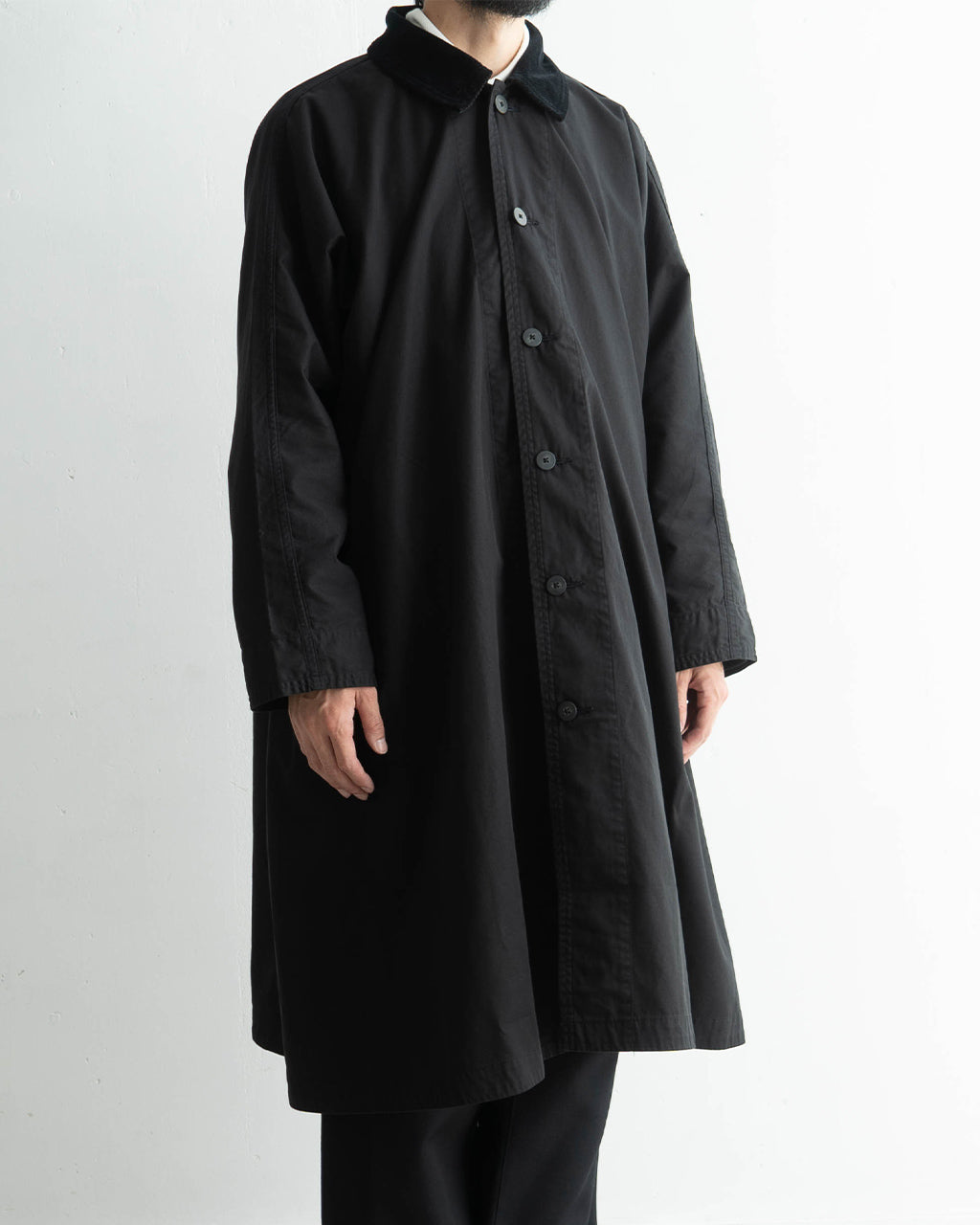 PORTER CLASSIC ポータークラシック ロングコート ギャバジン スウィング コート ERNEST GABARDINE SWING COAT  PC-027-2942