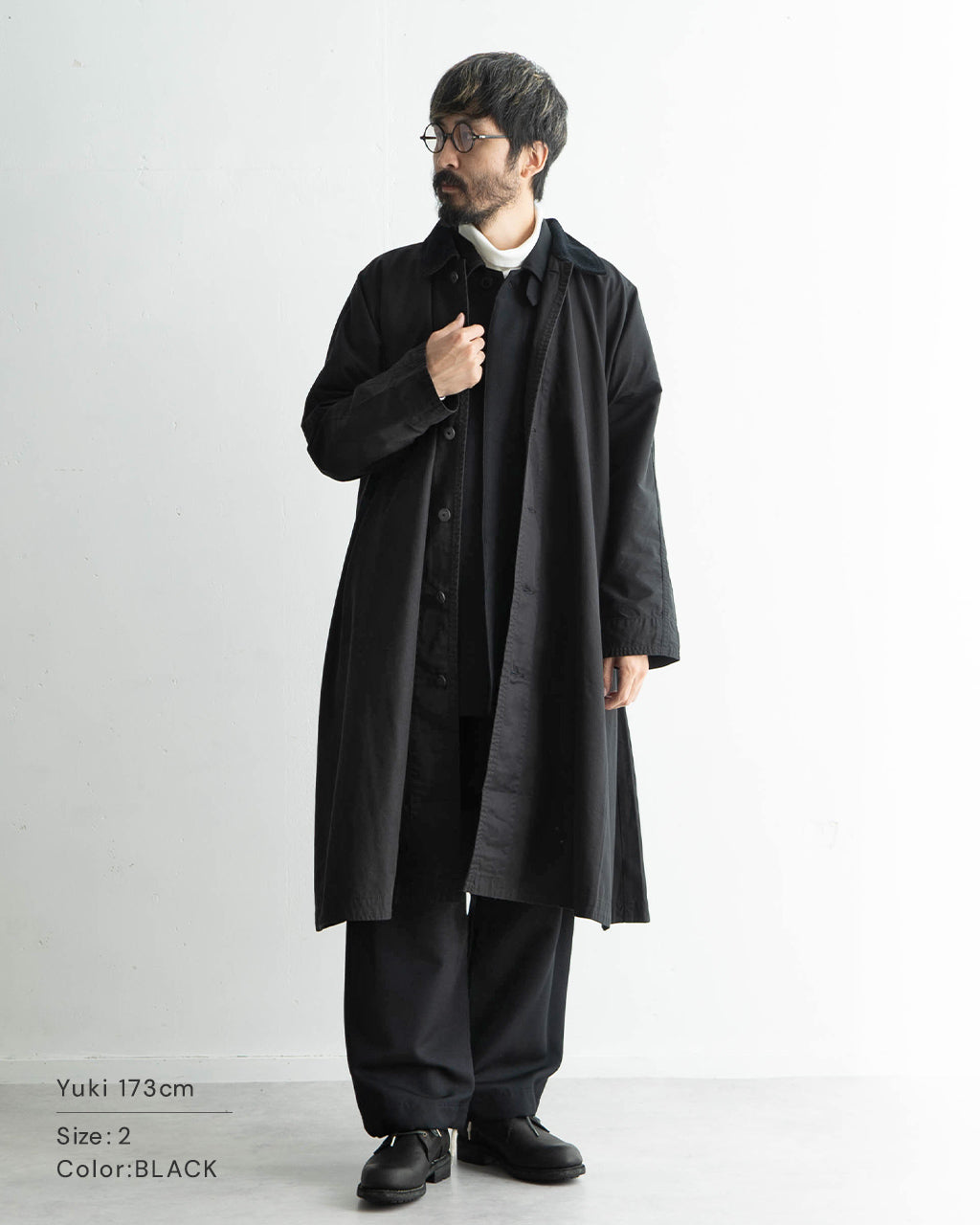 PORTER CLASSIC ポータークラシック ロングコート ギャバジン スウィング コート ERNEST GABARDINE SWING COAT PC-027-2942 【送料無料】【正規取扱店】 [★]