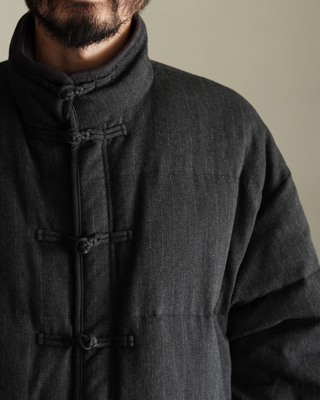 PIN STRIPE CHINESE DOWN JACKET PC-031-3606