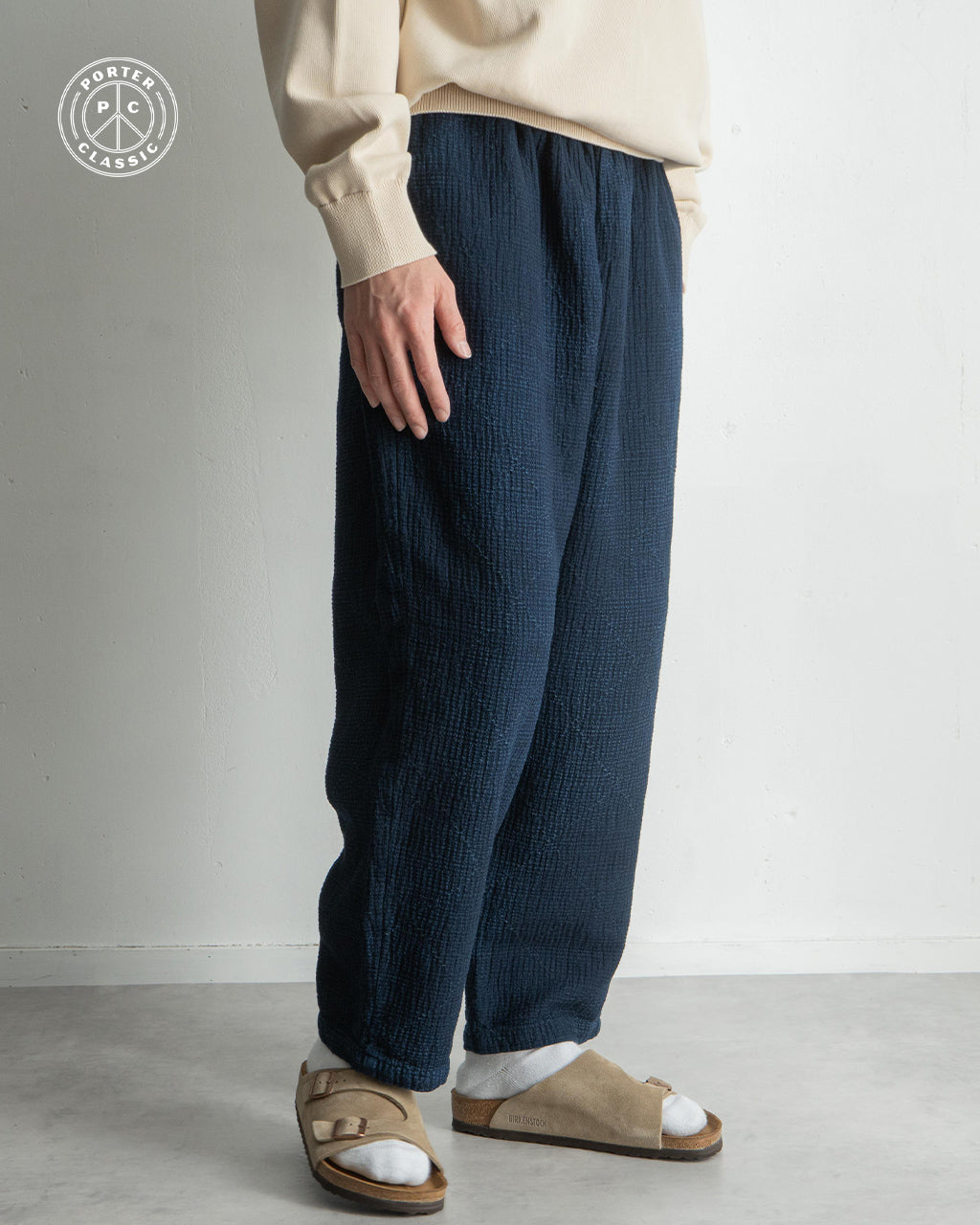 PORTER CLASSIC ポータークラシック イージーパンツ 刺し子 ボトムス NEW SASHIKO LIGHT PEACE PANTS PC-059-3183 【送料無料】【正規取扱店】