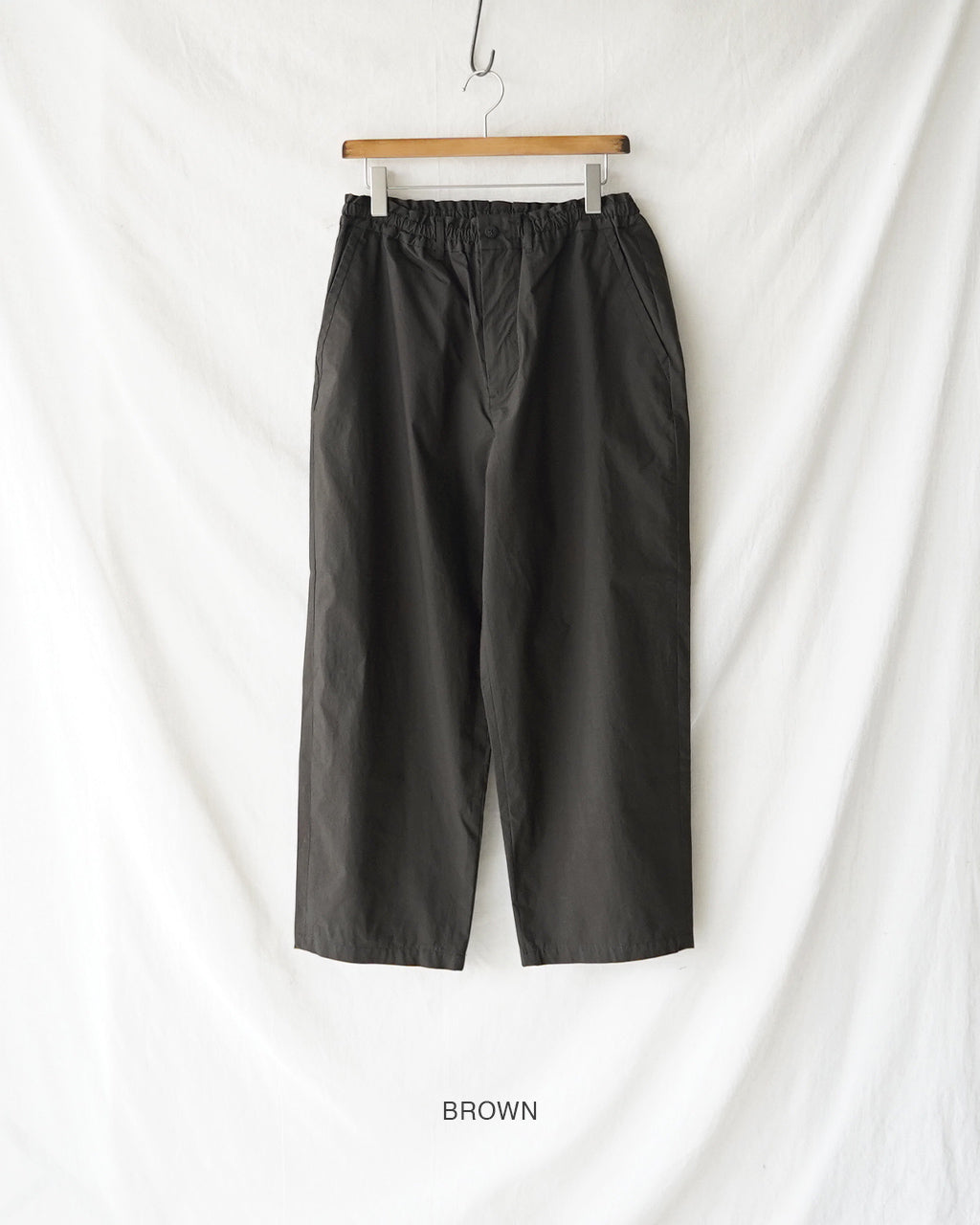 PORTER CLASSIC ポータークラシック ポプリンイージーパンツ メンズ