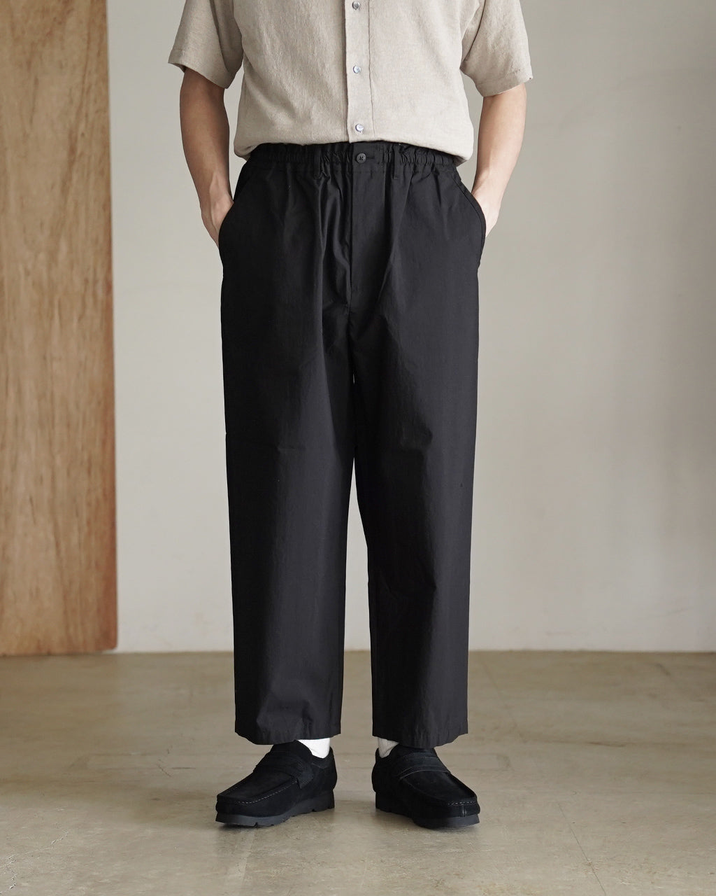 POPLIN EASY PANTS PC-035-3942