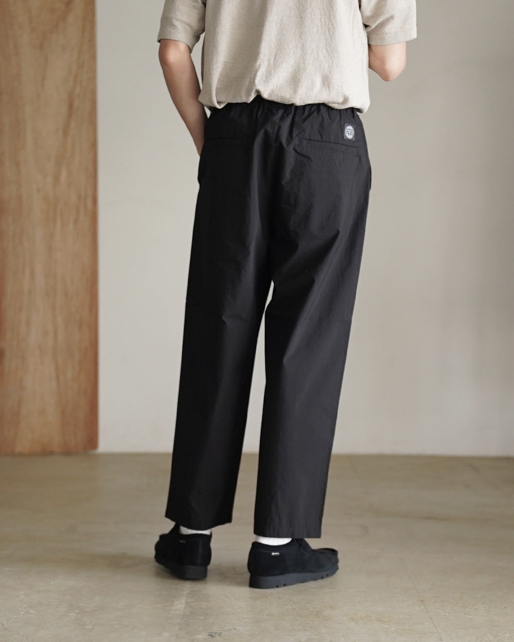 ポータークラシック　カスリニット　イージーパンツ　3 美品 PORTER CLASSIC ポータークラシック ポプリンイージーパンツ メンズ