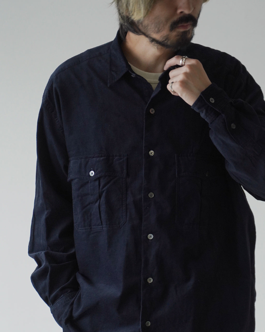 ROLL UP ORGANIC CORDUROY SHIRT PC-016-3685