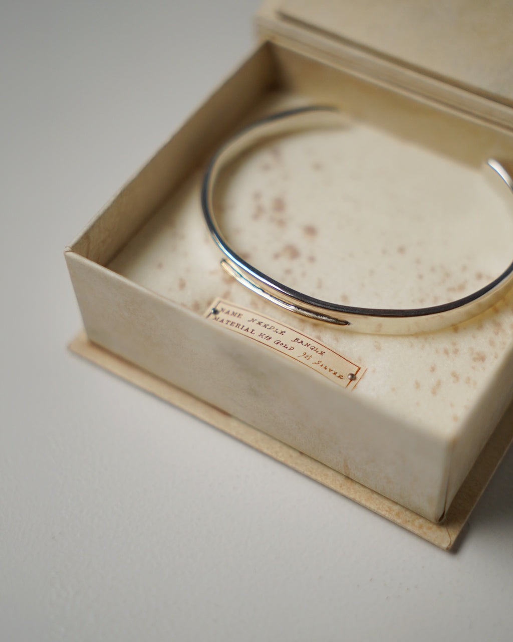 NEEDLE BANGLE 18K GOLD×SILVER925 PC-011-1121