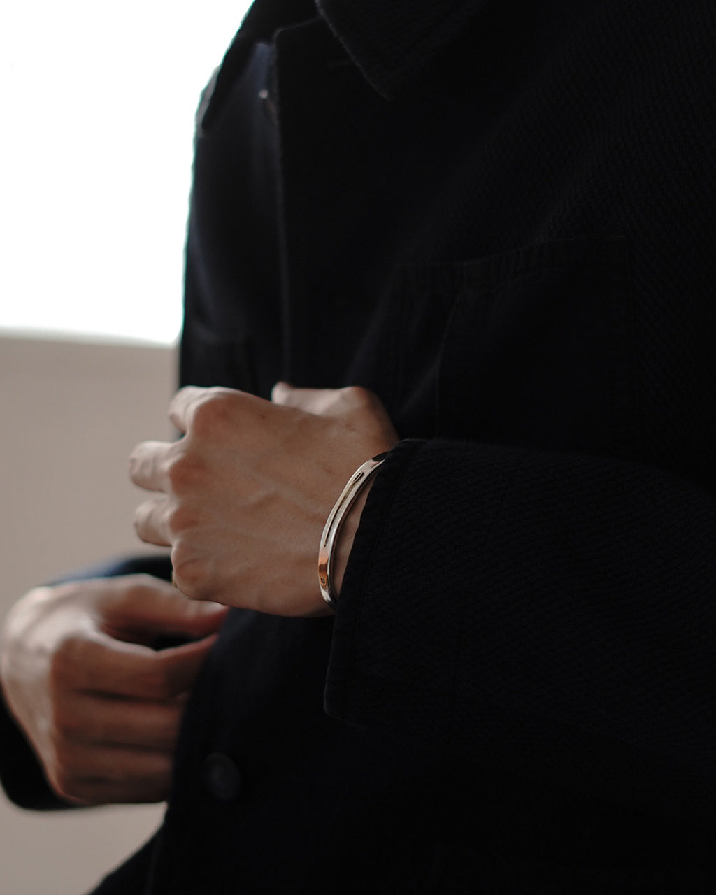 NEEDLE BANGLE 18K GOLD×SILVER925 PC-011-1121