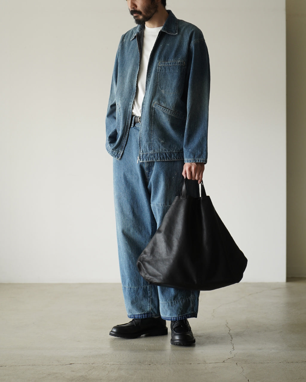 PORTER CLASSIC BREAKFAST DENIM FATTY PANTS ポータークラシック