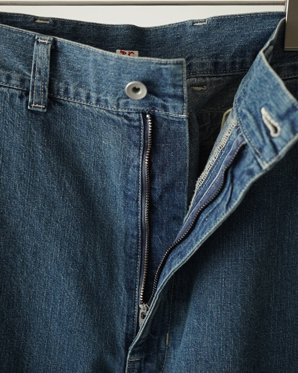 PORTER CLASSIC BREAKFAST DENIM FATTY PANTS PC-005-3850 デニム ワイドテーパードパンツ ブルー｜Crouka(クローカ)