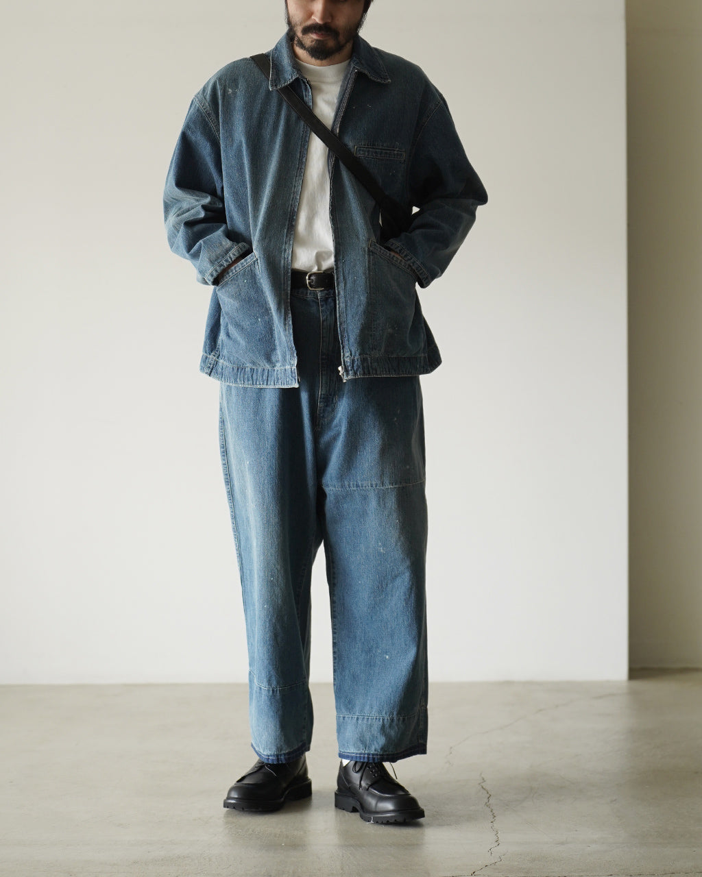 PORTER CLASSIC BREAKFAST DENIM ZIP UP JACKET PC-005-3847 デニム ジップアップジャケット ブルー｜Crouka(クローカ)