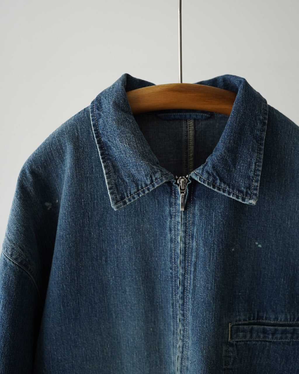 PORTER CLASSIC BREAKFAST DENIM ZIP UP JACKET ポータークラシック
