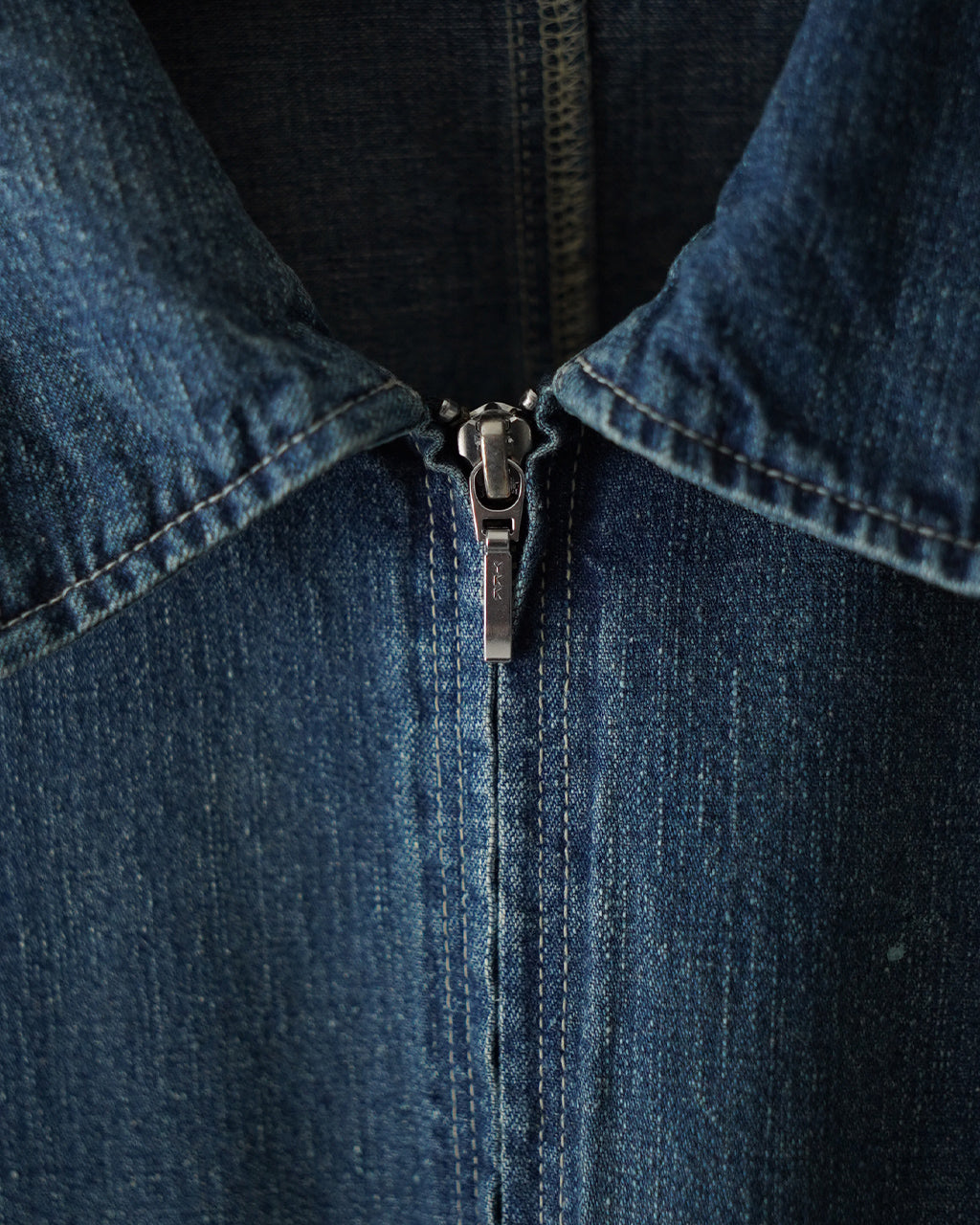 PORTER CLASSIC BREAKFAST DENIM ZIP UP JACKET PC-005-3847 デニム ジップアップジャケット ブルー｜Crouka(クローカ)